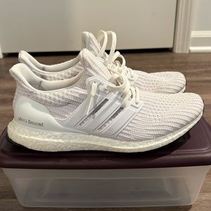 Adidas Ultra Boost 4.0 White Mens Sneakers